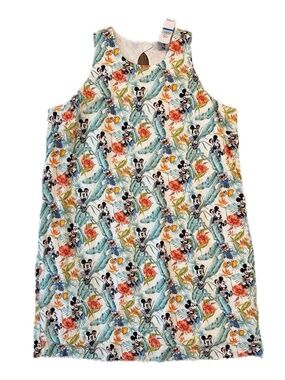 Tommy Bahama Disney Collection Ladies Mickey Minnie Donald Dress SMALL - NEW